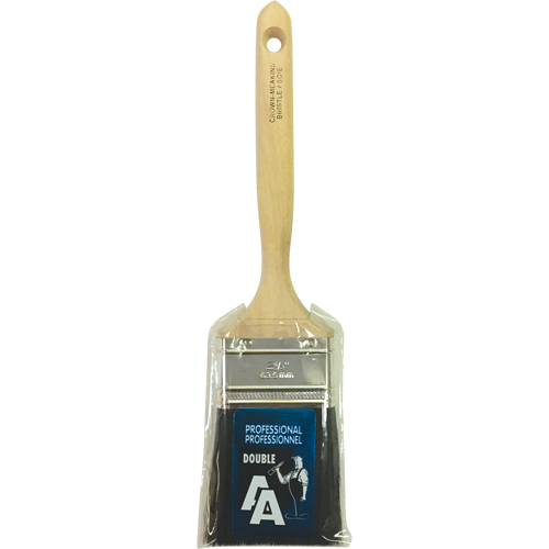 Straight Sash Paint Brush, Bristle, Wood Handle, 2-1/2" Width Maritime Industrial Rubber