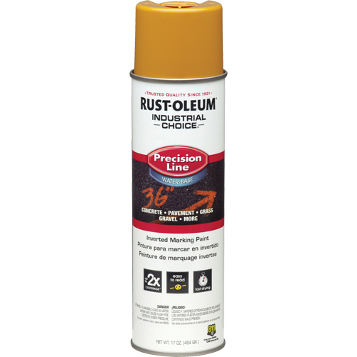 Peinture de marquage lin&eacute;aire de pr&eacute;cision &agrave; base d'eau M1800, 17 oz, Canette a&eacute;rosol Maritime Industrial Rubber