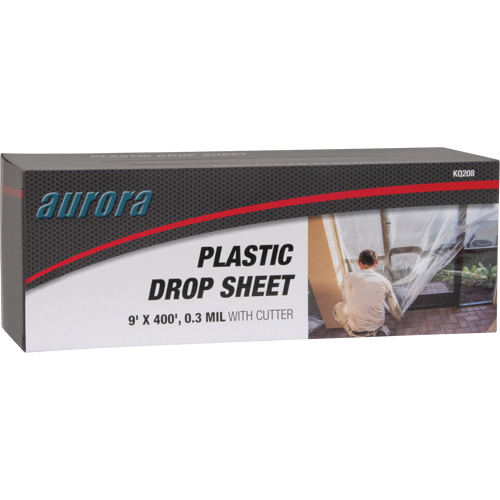 Drop sheet, 400' L x 9' W, Plastic Maritime Industrial Rubber