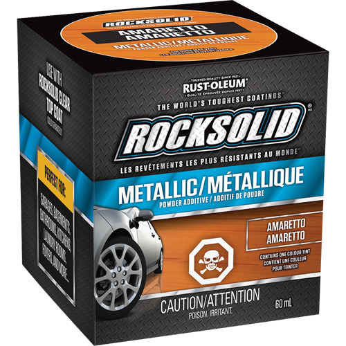 Additifs de poudre m&eacute;tallique RockSolid, 60 ml, Bouteille, Amaretto Maritime Industrial Rubber