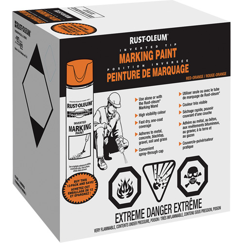 Inverted Marking Paint Spray, Aerosol Can Maritime Industrial Rubber