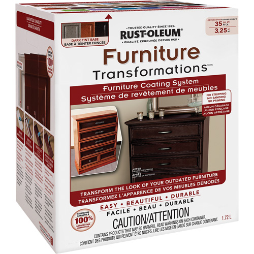Furniture Transformations&reg; Furniture Coating System, 1.72 L, Kit, Tint Base Maritime Industrial Rubber