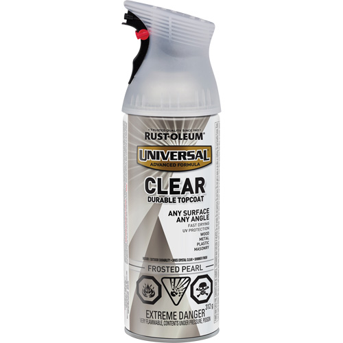 Universal Durable Top Coat, 312 g, Aerosol Can, Frosted Pearl Maritime Industrial Rubber