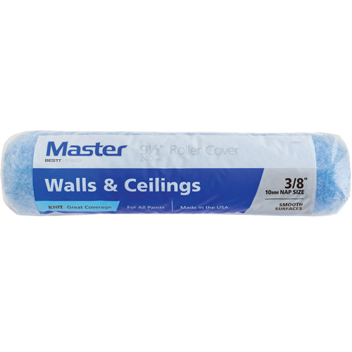 Master Woven Roller Cover, 10 mm (3/8") Nap, 240 mm (9-1/2") L Maritime Industrial Rubber