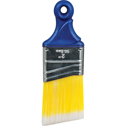Quick Solutions Tight Spots Rubber Handle Brush, Polyester, Plastic Handle, 2" Width Maritime Industrial Rubber