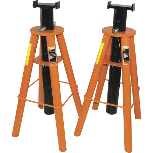 871A Truck Stand Set, 10 Tons Capacity, 30-3/4" - 46-1/4" H Maritime Industrial Rubber