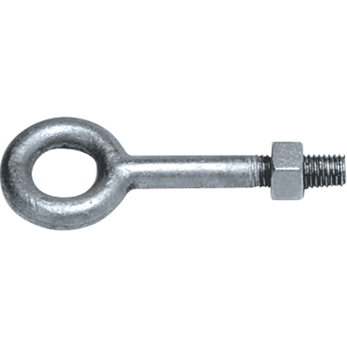 Eye Bolts, 5/8" Dia., 4" L, Galvanized, 3500 lbs. (1.75 tons) Capacity Maritime Industrial Rubber