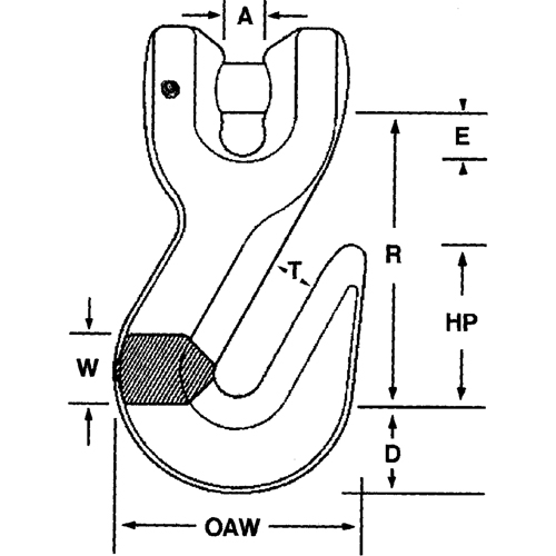 Alloy Steel Hooks Maritime Industrial Rubber