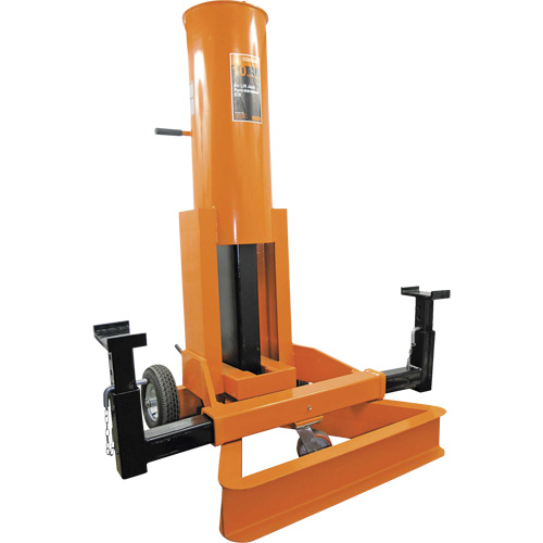 Heavy-Duty Air End Lift Jack, 10 Ton(s) Capacity, 17-1/2" - 50" H Maritime Industrial Rubber