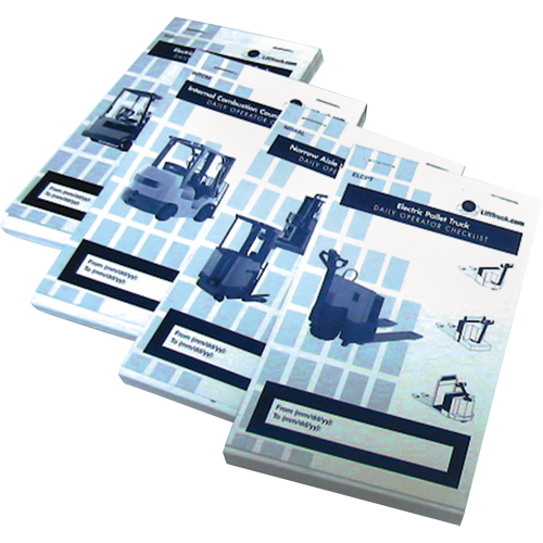 Forklift Checklist Caddy Replacement Log Maritime Industrial Rubber