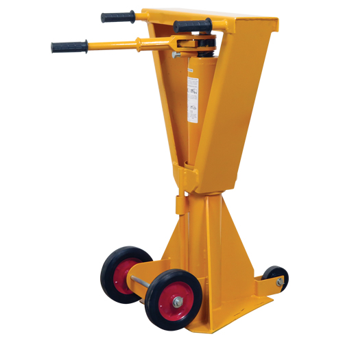 Trailer Stabilizing Jack , 25 tons Lift Capacity Maritime Industrial Rubber