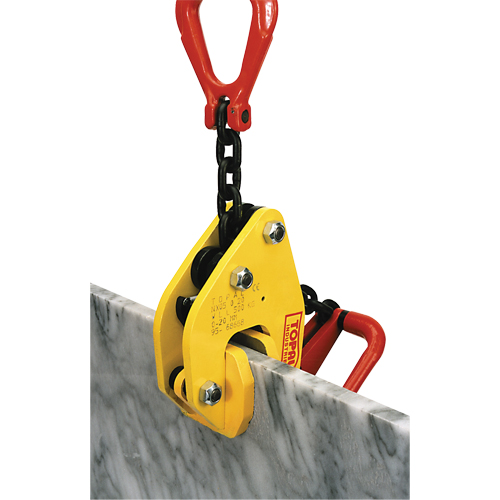Pince de levage &agrave; t&ocirc;les multipositions sans marquage Topal NX05 0-20 Maritime Industrial Rubber