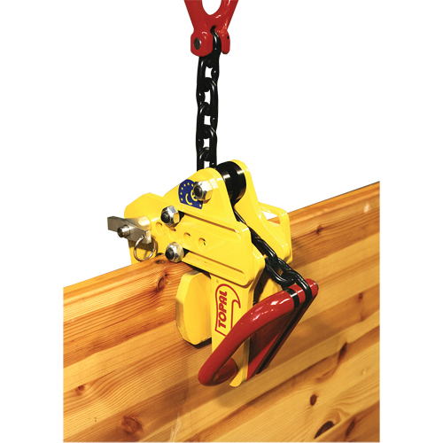 Pince de levage &agrave; t&ocirc;les multipositions sans marquage Topal NXR05 20-120 Maritime Industrial Rubber