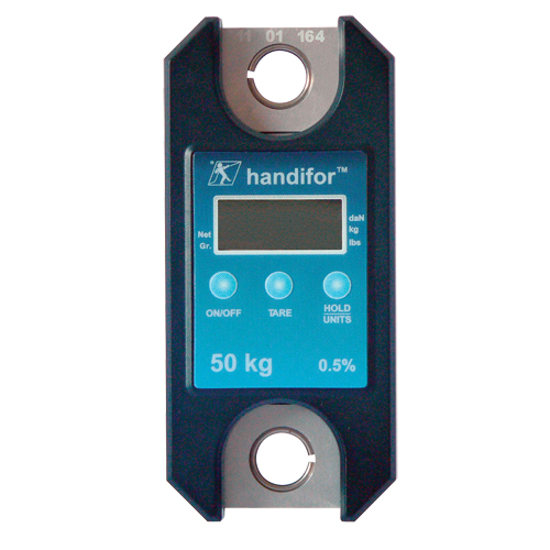Handifor&reg; Mini Weigher Load Indicator, 200 lbs. (0.1 tons) Working Load Limit Maritime Industrial Rubber
