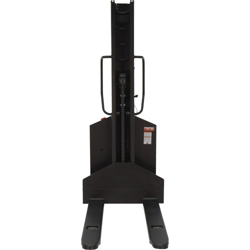 Gerbeur motoris&eacute; avec m&acirc;t &eacute;troit, Fonctionnement &eacute;lectrique, Capacit&eacute; 1000 lb, Lev&eacute;e max 63" Maritime Industrial Rubber