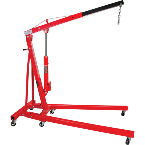 Folding Shop Crane, 4000 lbs. (2 tons) Capacity Maritime Industrial Rubber