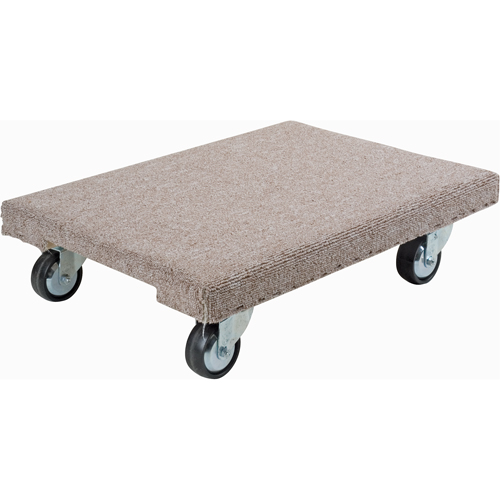 Wood Dollies - Medium-Duty, Polyolefin Wheels, 900 lbs. Capacity, 18" W x 24" D x 7" H Maritime Industrial Rubber
