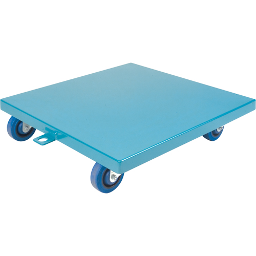 Steel Deck Dollies, 18" W x 18" D x 7" H, 1200 lbs. Capacity Maritime Industrial Rubber