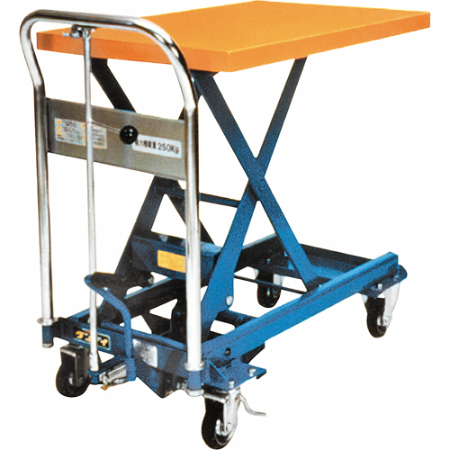 Table &eacute;l&eacute;vatrice &agrave; ciseaux Dandy Lift, 31-1/2" lo x 19-7/10" la, Acier, Capacit&eacute; 550 lb Maritime Industrial Rubber