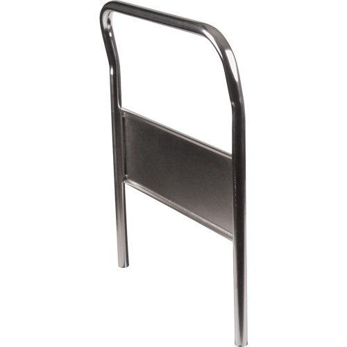 24" Chrome Handle for Platform Truck Maritime Industrial Rubber