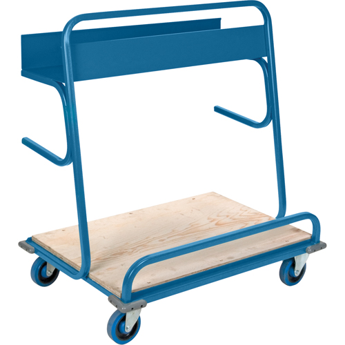 Lumber Cart, 39" x 26" x 42", 1200 lbs. Capacity Maritime Industrial Rubber