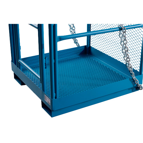 High Work Maintenance Platform, 36" W x 36" D x 72" H, 1000 lbs. Capacity, Steel Maritime Industrial Rubber