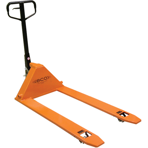 ECO "MO" Super Low Profile Pallet Truck, 44.1" L x 27" W, 2200 lbs. Cap. Maritime Industrial Rubber