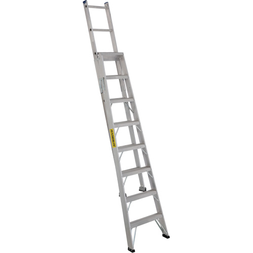 Escabeaux industriels Multi-Way de s&eacute;rie 2700, 8', Aluminium, Capacit&eacute; de 250 lb, ANSI 1, CSA 1 Maritime Industrial Rubber