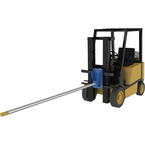 Fl&egrave;che de chariot &eacute;l&eacute;vateur pour tapis, 108-1/2" longueur, Install&eacute; sur tablier, Capacit&eacute; de 2500 lb Maritime Industrial Rubber