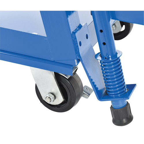 Stock Picking Cart, Steel, 21-7/8" W x 56-1/8" D, 3 Shelves, 1000 lbs. Capacity Maritime Industrial Rubber