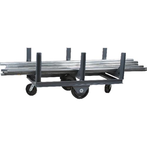 Bar Cradle Truck, 60" L x 28" W x 29" H, 10000 lbs. Capacity, Phenolic Wheels Maritime Industrial Rubber