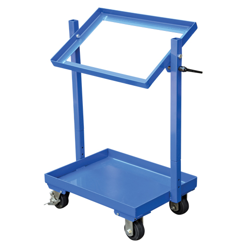 Chariot &agrave; cueillette, Acier, 30-11/16" la x 19-1/4" p, 2 tablettes, Capacit&eacute; 200 lb Maritime Industrial Rubber