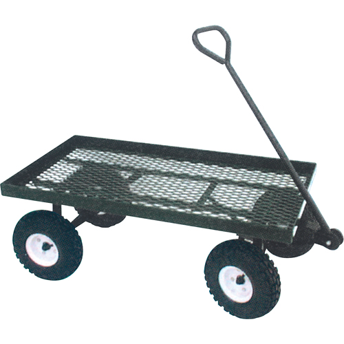 Tip-Resistant Wagons, 20" W x 38" L, 800 lbs. Capacity Maritime Industrial Rubber