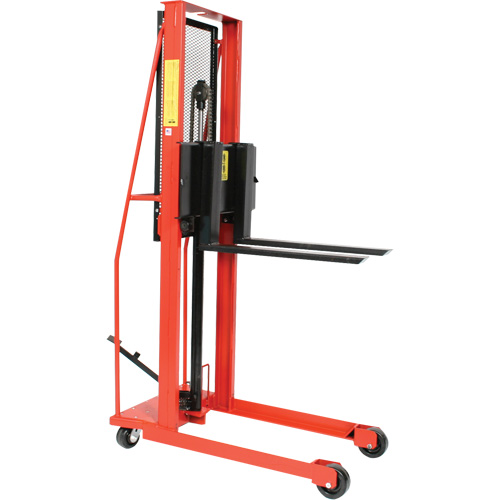 Gerbeur hydraulique pour chariot &eacute;l&eacute;vateur, Fonctionnement Pompe au pied, Capacit&eacute; 1000 lb, Lev&eacute;e max 76" Maritime Industrial Rubber