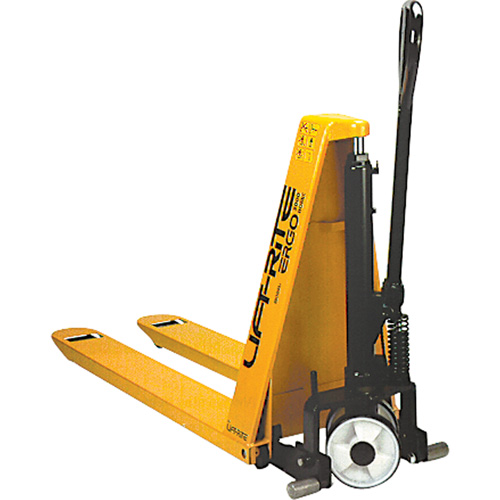 Chariots hydrauliques, 48" lo x 27" la, Acier, Capacit&eacute; de 3000 lb Maritime Industrial Rubber