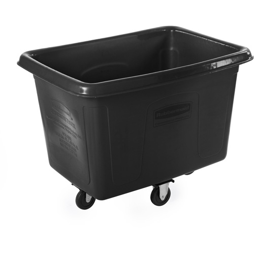 Bulk Cube Truck, Polyethylene, 44-1/16" L x 31" W x 32-1/2" H, 14 cu.ft. Volume, 500 lbs. Capacity Maritime Industrial Rubber