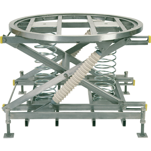 Spring-Operated Pallet Lifters - Pallet Pal&reg;, 43-5/8" L x 43-5/8" W, 4500 lbs. Cap. Maritime Industrial Rubber
