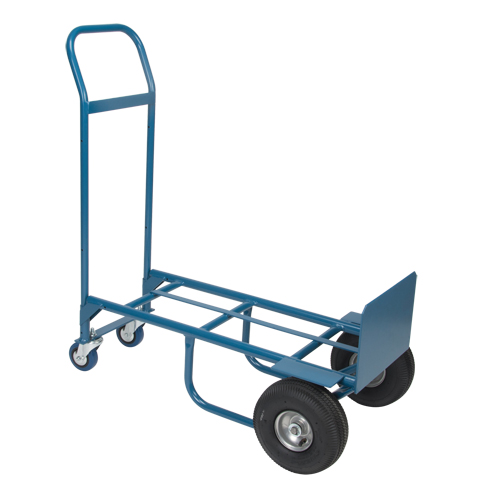 Convertible Deluxe Hand Truck, Steel, 800 lbs. Capacity Maritime Industrial Rubber
