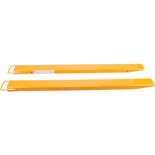 Rallonges de fourches, 63" l x 6" la, Pour des largeurs de fourches 5" Maritime Industrial Rubber