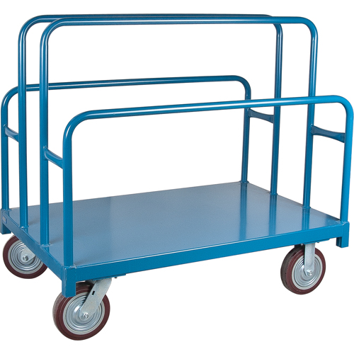 Heavy-Duty Panel Mover Truck, 48" x 30" x 45", 2500 lbs. Capacity Maritime Industrial Rubber