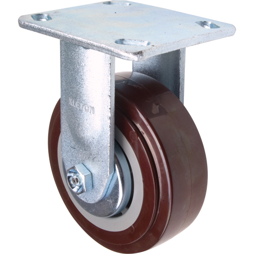 Caster, Rigid, 5" (127 mm), Polyurethane, 650 lbs. (294 kg.) Maritime Industrial Rubber