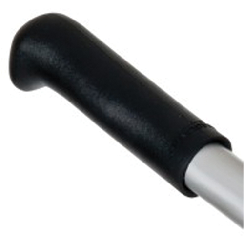 Poign&eacute;e en caoutchouc noir pour diable en aluminium Maritime Industrial Rubber