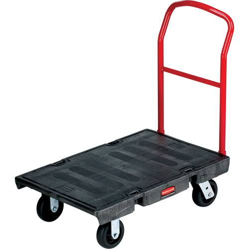 Heavy-Duty Platform Truck, 48" L x 24" W, 1200 lbs. Cap., Pneumatic Wheels Maritime Industrial Rubber