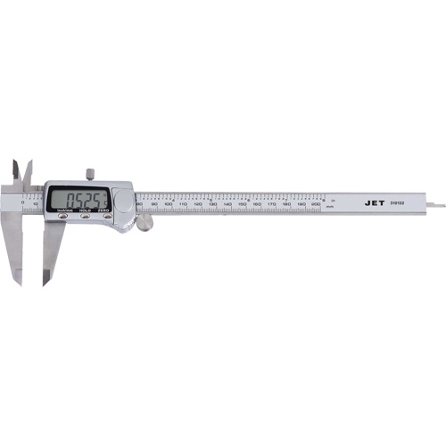JEDC-8 Digital Caliper, 0" - 8" (0 mm - 200 mm) Range Maritime Industrial Rubber