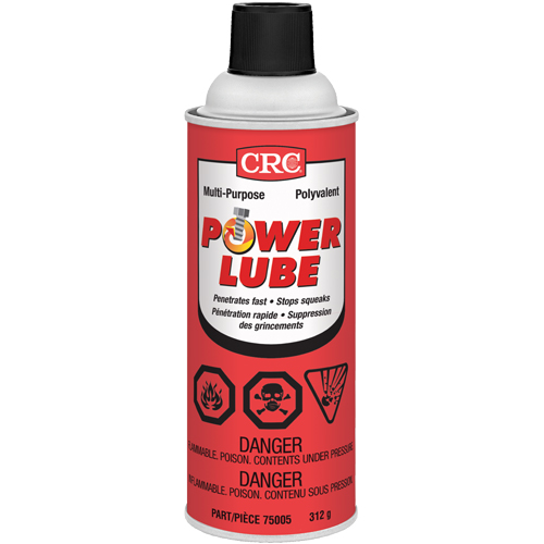 Lubrifiant tout usage Power Lube, Canette a&eacute;rosol Maritime Industrial Rubber