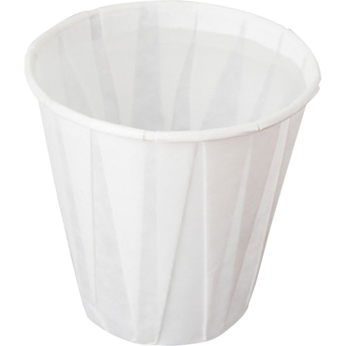 Gobelet pliss&eacute;, Papier, 5 oz, Blanc Maritime Industrial Rubber