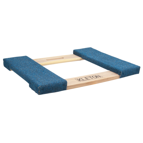 Carpeted Ends Hardwood Dolly Frame, Wood Frame, 18" W x 24" L, 900 lbs. Capacity Maritime Industrial Rubber