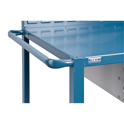 Mobile Service Cart, 2 Tiers, 24" W x 57" H x 40" D, 1200 lbs. Capacity Maritime Industrial Rubber