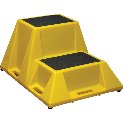 Escabeaux industriels, 2 marches, 36" x 28" x Hauteur 20" Maritime Industrial Rubber
