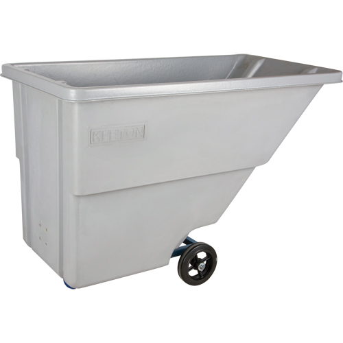 Tilt Truck, Polyethylene, 0.625 cu. yd., 500 lbs. Load Capacity Maritime Industrial Rubber